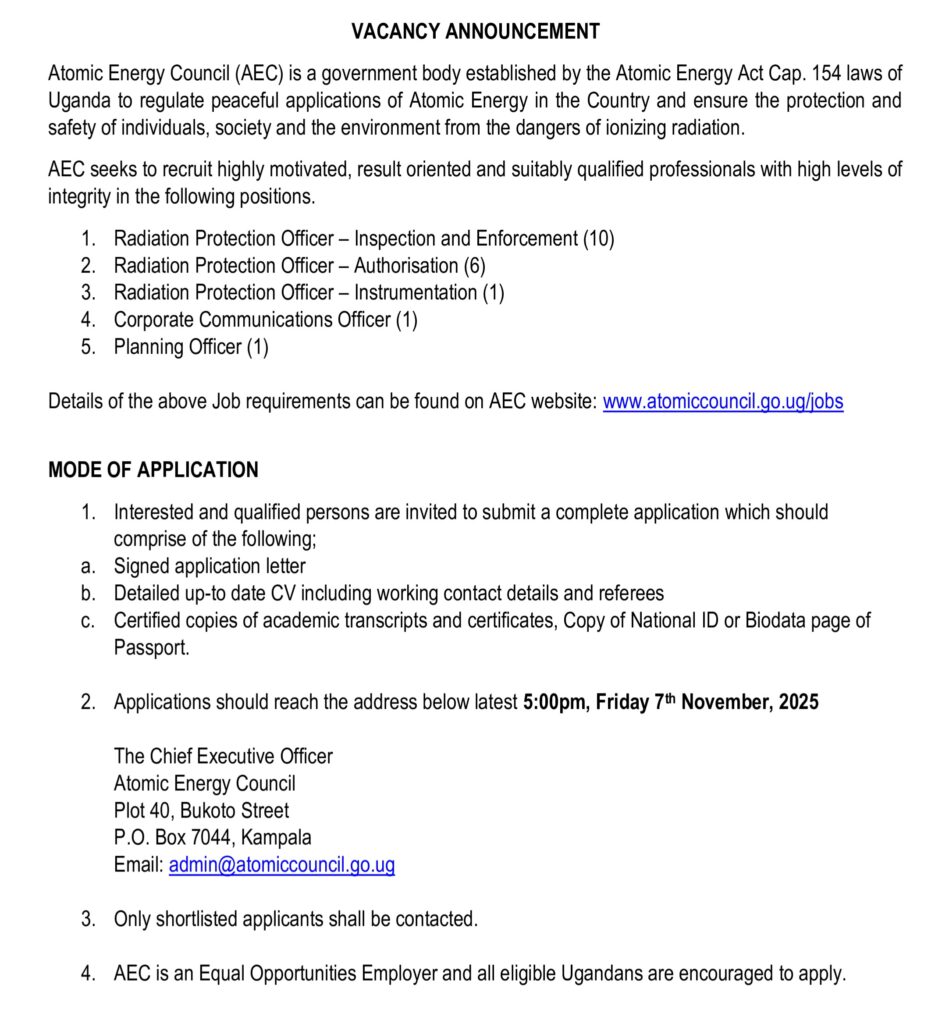 AEC Jobs October 2025