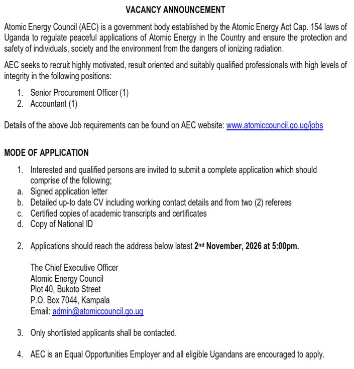 AEC Jobs October 2026